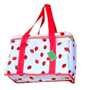 Kate Spade strawberry cooler insulated bag.